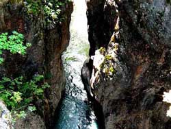 Grunas canyon in Theth Albania